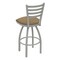 Holland Bar Stool Co 30" Swivel Bar Stool, Nickel Finish, Canter Sand Seat 41030AN013 - alternate 2